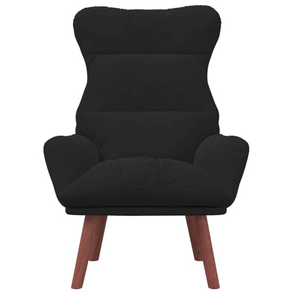 vidaXL kreslo Čierna 69 x 74 x 93 cm Zamat – Obrázok 4