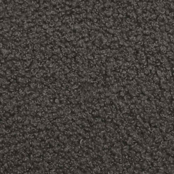 vidaXL Relaxačné kreslo tmavošedá kučeravá látka – Obrázok 8