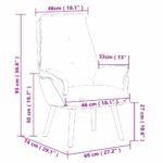 vidaXL Relaxačné kreslo tmavosivé tkanina – Obrázok 9