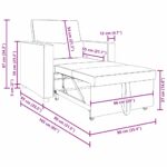vidaXL 3-v-1 Jednolôžkový Rozkladací Gauč – Obrázok 11