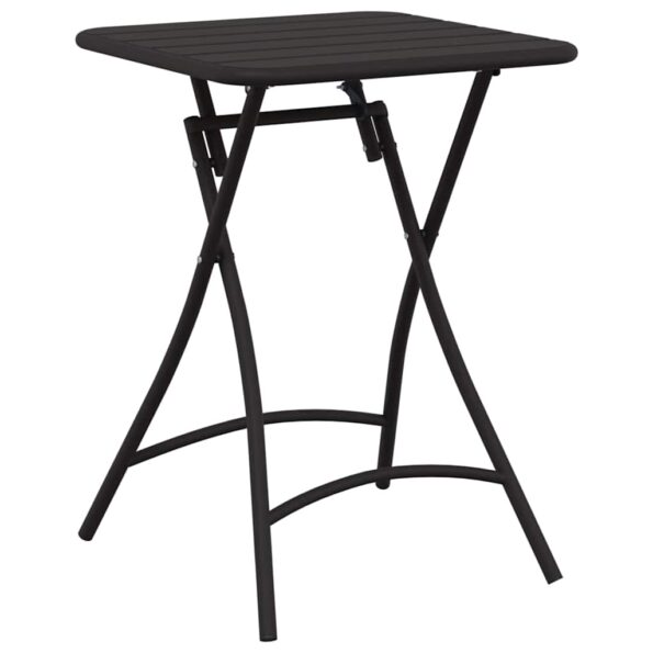 vidaXL Bistro súprava 3 pcs Antracit Oceľ – Obrázok 6