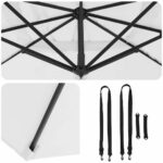 vidaXL Patio Slnečník Pieskový Polyesterová strecha 3m – Obrázok 10