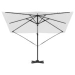 vidaXL Patio Slnečník Pieskový Polyesterová strecha 3m – Obrázok 5