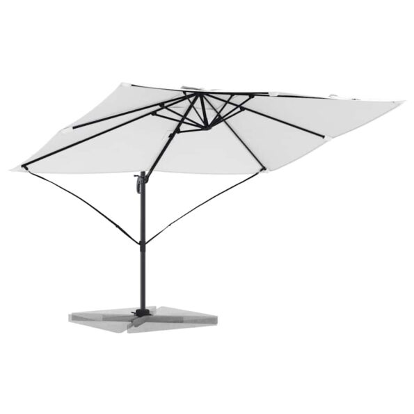 vidaXL Slnečník Piesková 351 x 250 x 260 cm Polyester a hliník – Obrázok 3