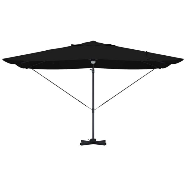 vidaXL Slnečník Čierna 351 x 250 x 253 cm Polyester a hliník – Obrázok 6