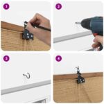 vidaXL Žalúzie a tienidlá na okná Svetlohnedá 140 x 220 cm Bambus – Obrázok 10