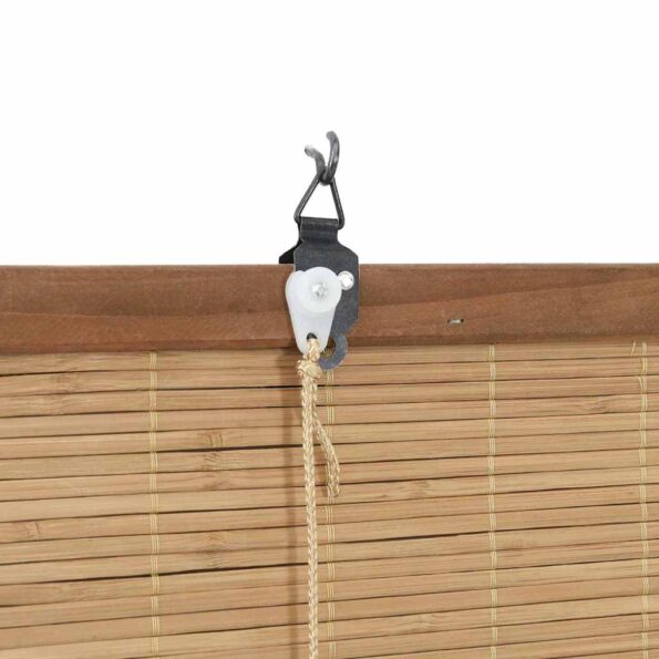 vidaXL Žalúzie a tienidlá na okná Svetlohnedá 140 x 220 cm Bambus – Obrázok 8
