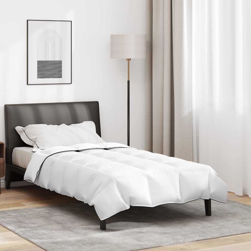 42007621_1.jpg vidaXL Zimný prehoz Biela 140 x 220 cm Perie – Obrázok 1