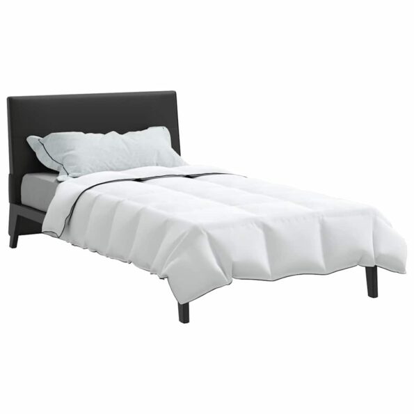 vidaXL Zimný prehoz Biela 140 x 220 cm Perie – Obrázok 3