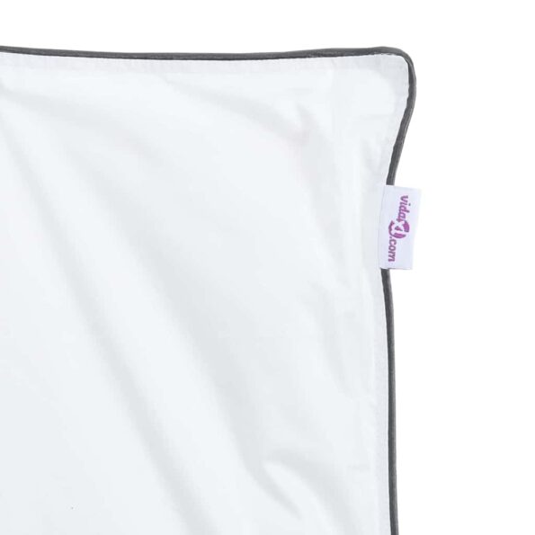 vidaXL Zimný prehoz Biela 140 x 220 cm Perie – Obrázok 8