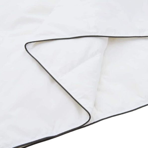 vidaXL Zimný prehoz Biela 140 x 220 cm Perie – Obrázok 9