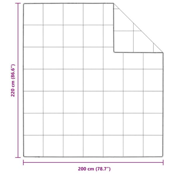 vidaXL Prikrývky a duchny Biela 200 x 220 cm Páperie – Obrázok 10