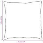 vidaXL Vankúš s vankúšom 2 pcs Biela 80 x 80 cm Perie – Obrázok 10