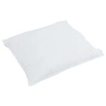 vidaXL Vankúš s vankúšom 2 pcs Biela 80 x 80 cm Perie – Obrázok 4