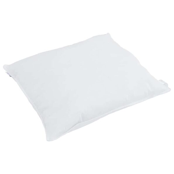 vidaXL Vankúš s vankúšom 2 pcs Biela 80 x 80 cm Perie – Obrázok 4