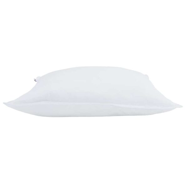 vidaXL Vankúš s vankúšom 2 pcs Biela 80 x 80 cm Perie – Obrázok 5