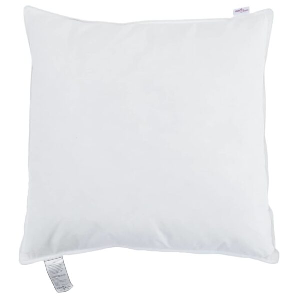 vidaXL Vankúš s vankúšom 2 pcs Biela 80 x 80 cm Perie – Obrázok 6