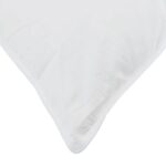 vidaXL Vankúš s vankúšom 2 pcs Biela 80 x 80 cm Perie – Obrázok 8