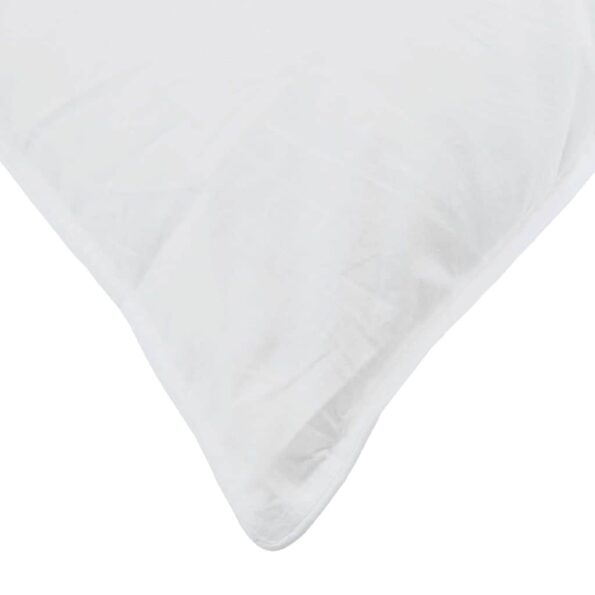 vidaXL Vankúš s vankúšom 2 pcs Biela 80 x 80 cm Perie – Obrázok 8
