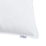 vidaXL Vankúš s vankúšom 2 pcs Biela 80 x 80 cm Perie – Obrázok 9