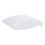 vidaXL Vankúš s vankúšom 2 pcs Biela 80 x 80 cm Bavlna – Obrázok 3