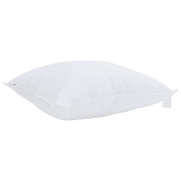 vidaXL Vankúš s vankúšom 2 pcs Biela 80 x 80 cm Bavlna – Obrázok 3