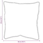 vidaXL Vankúš s vankúšom Biela 61 x 41 x 20 cm Polyester – Obrázok 9