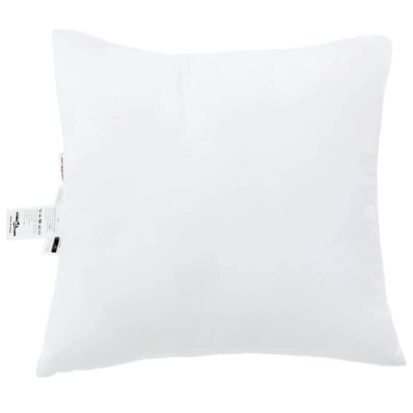 vidaXL Vankúš s vankúšom 2 pcs Biela 41 x 40 x 20 cm Polyester – Obrázok 2