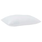 vidaXL Vankúš s vankúšom 2 pcs Biela 61 x 41 x 20 cm Polyester – Obrázok 3
