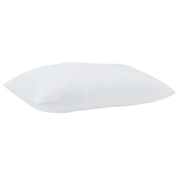 vidaXL Vankúš s vankúšom 2 pcs Biela 61 x 41 x 20 cm Polyester – Obrázok 3