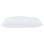 vidaXL Vankúš s vankúšom 2 pcs Biela 61 x 41 x 20 cm Polyester – Obrázok 5