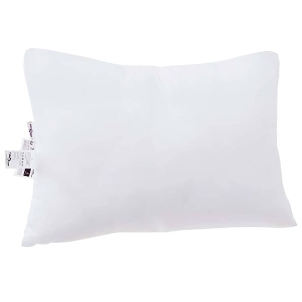 vidaXL Vankúš s vankúšom 2 pcs Biela 61 x 41 x 20 cm Polyester – Obrázok 6
