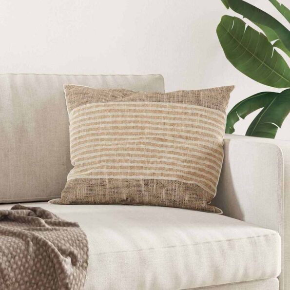 vidaXL Vankúš s vankúšom 2 pcs Biela 61 x 41 x 20 cm Polyester – Obrázok 7