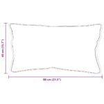 vidaXL Vankúše 2 pcs Biela 40 x 80 cm 85gsm 100% polyester – Obrázok 10