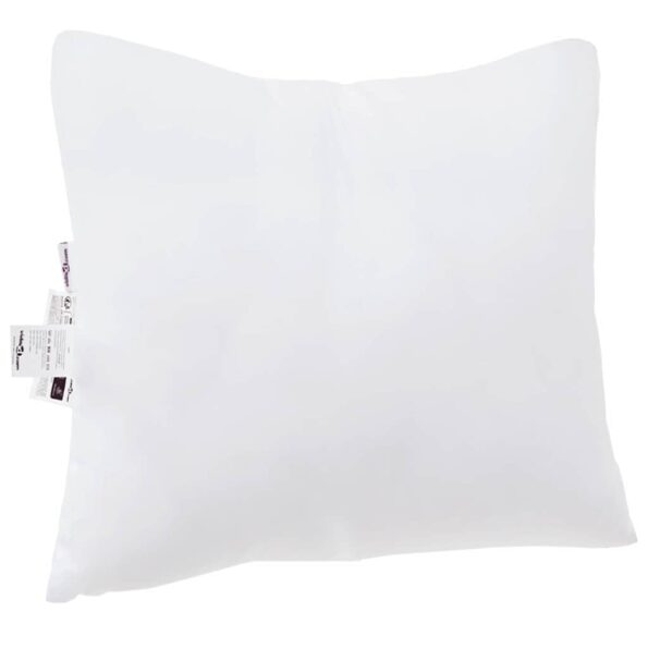 vidaXL Vankúš s vankúšom 2 pcs Biela 60 x 60 x 20 cm Polyester – Obrázok 6