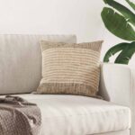 vidaXL Vankúš s vankúšom 2 pcs Biela 60 x 60 x 20 cm Polyester – Obrázok 7
