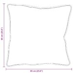 vidaXL Vankúše 2 pcs Biela 65 x 65 cm 85gsm 100% polyester – Obrázok 10