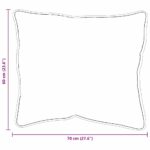 vidaXL Vankúše 2 pcs Biela 60 x 70 cm 85gsm 100% polyester – Obrázok 10