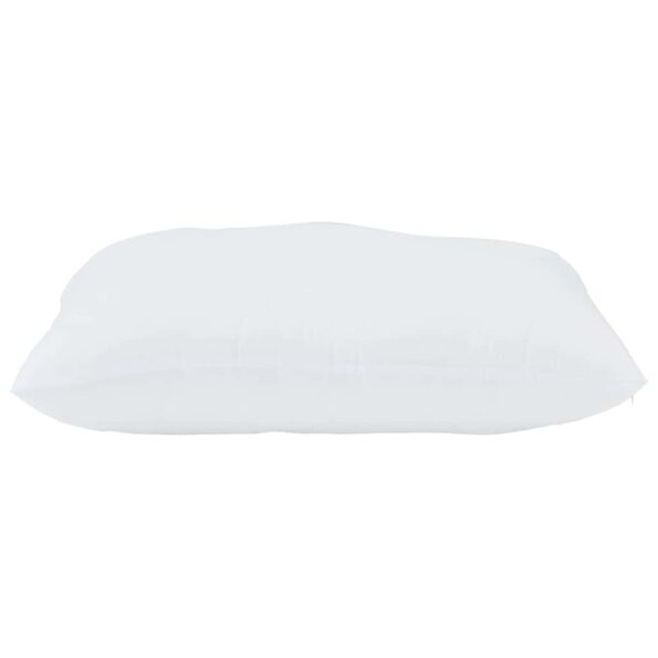 vidaXL Vankúš s vankúšom 2 pcs Biela 80 x 80 x 20 cm Polyester – Obrázok 5