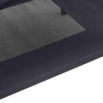 vidaXL Psia postel' Čierna 76 x 62 x 70,5 cm Oceľ – Obrázok 7