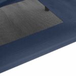 vidaXL Psia postel' Námornícka modrá 76 x 62 x 70,5 cm Oceľ – Obrázok 7