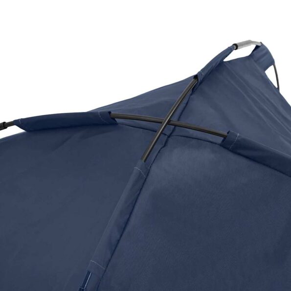 vidaXL Psia postel' Námornícka modrá 76 x 62 x 70,5 cm Oceľ – Obrázok 8