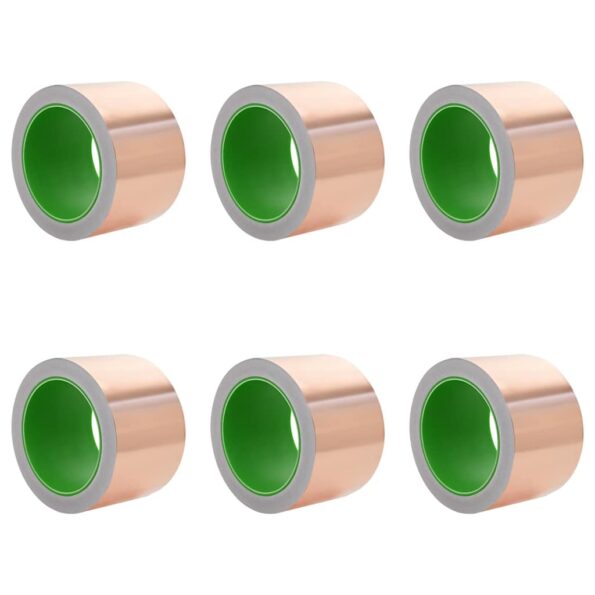 vidaXL Medená páska 6 pcs Medená 2000 x 5 cm – Obrázok 2