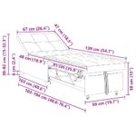 vidaXL Pohovka na posteľ 3-v-1 Vytiahnuť dizajn čierny poťah – Obrázok 9