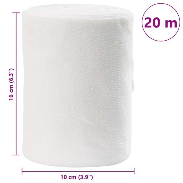 vidaXL polyesterový valec na tvorbu Biela Polyester Stredný Ľahký – Obrázok 7