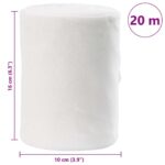 vidaXL polyesterový valec na tvorbu Biela Polyester Stredný Ľahký – Obrázok 8