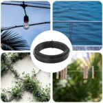 vidaXL Viazací drôt na plot Antracitová 80 m Ocel potiahnutá PVC