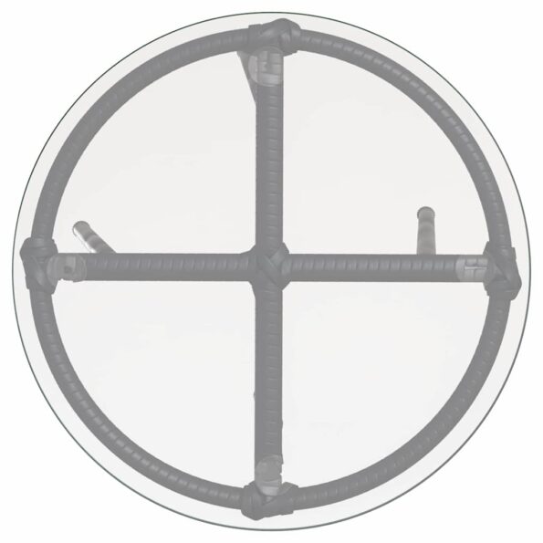 vidaXL Záhradný jedálenský set s vankúšom 3 pcs Čierna, antracitová – Obrázok 9