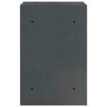 vidaXL elektronický digitálny trezor s policou tmavošedý 40x35x60 cm oceľ – Obrázok 5