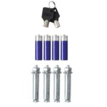 vidaXL elektronický digitálny trezor s policou tmavošedý 40x35x60 cm oceľ – Obrázok 9